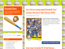 Tablet Screenshot of baseballltd.com